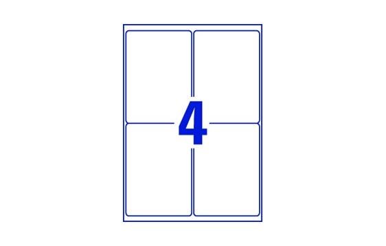 9408657 Avery L4774-20 Avery L4774-20 Heavy duty label 99,1x139 80 etiketter pr pakke (20 ark à 4 etik)
